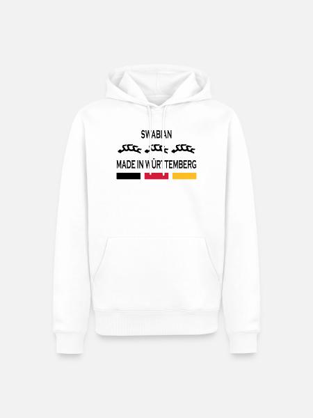 Made in Württemberg - Men’s Premium Organic Hoodie - white