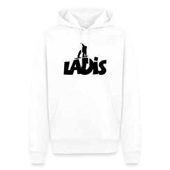 Ladis Snowboard Snowboarding - Männer Premium Bio Hoodie - Weiß - Vorne - Nico (187cm)