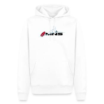 MNS maître-nageur sauveteur - Sweat à capuche Premium bio Homme - blanc - Devant - Nico (187cm)