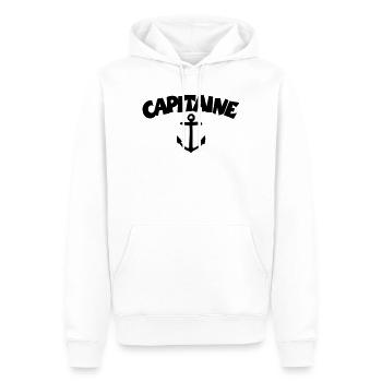 Capitaine - Männer Premium Bio Hoodie - Weiß - Vorne - Nico (187cm)