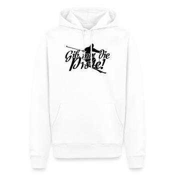 Ski Skifahren Skifahrer Winter Spruch Geschenk - Männer Premium Bio Hoodie - Weiß - Vorne - Nico (187cm)