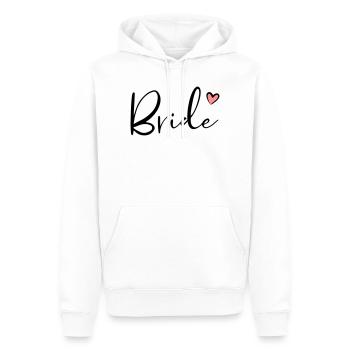 Bride Herz Junggesellinnenabschied Geschenk - Männer Premium Bio Hoodie - Weiß - Vorne - Nico (187cm)