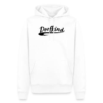 village kind village town love land dorfi sticker - Men’s Premium Organic Hoodie - white - Front - Nico (187cm)