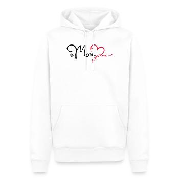 Love Mom Geschenk Muttertag Mama - Männer Premium Bio Hoodie - Weiß - Vorne - Nico (187cm)