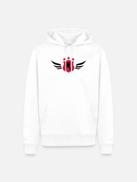 Hockey / Eishockey - Sweat à capuche Premium bio Homme - blanc
