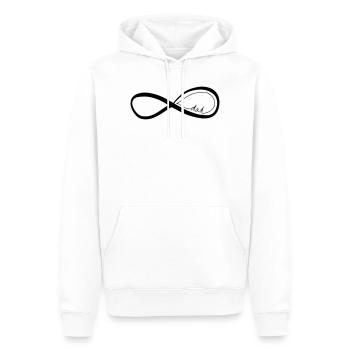 dad - Men’s Premium Organic Hoodie - white - Front - Nico (187cm)
