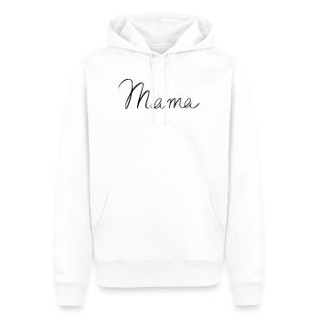 Mama - Männer Premium Bio Hoodie - Weiß - Vorne - Nico (187cm)