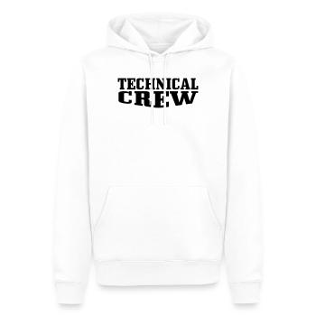 Technical Crew 2 - Männer Premium Bio Hoodie - Weiß - Vorne - Nico (187cm)