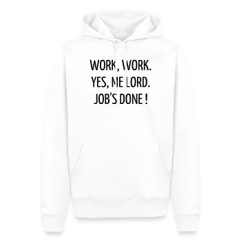 Zitat / Geek / Gaming / Videospiele / Nerd - Männer Premium Bio Hoodie - Weiß - Vorne - Nico (187cm)
