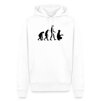 Petanque / Boules / Sport / Spiel - Männer Premium Bio Hoodie - Weiß - Vorne - Nico (187cm)