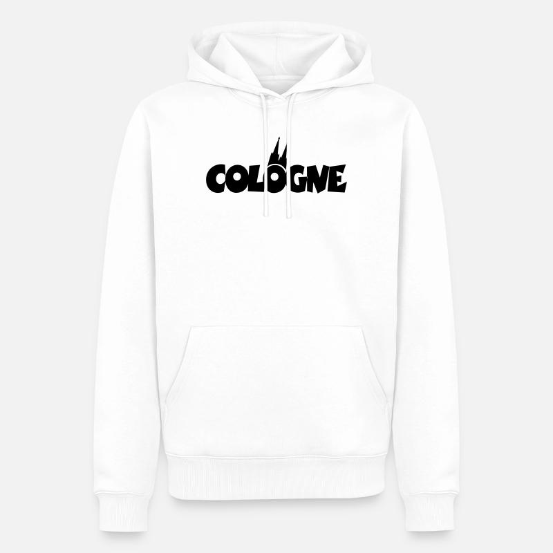 Cologne Kölner Dom Köln - Männer Premium Bio Hoodie - Weiß
