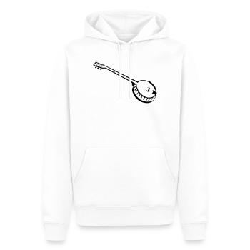 banjo musik musiker - Männer Premium Bio Hoodie - Weiß - Vorne - Nico (187cm)