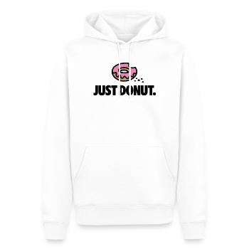 Just donut Krapfen Diät Wortspiele faul Geschenk - Männer Premium Bio Hoodie - Weiß - Vorne - Nico (187cm)