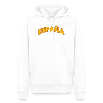 Espagne 5 - Sweat à capuche Premium bio Homme - blanc - Devant - Nico (187cm)