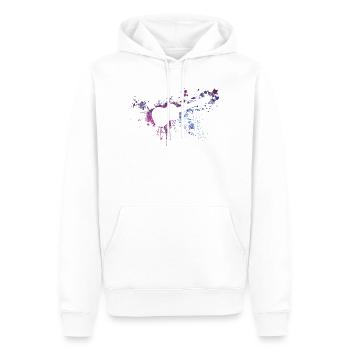 ukulele splash - Männer Premium Bio Hoodie - Weiß - Vorne - Nico (187cm)