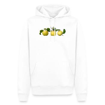 Quitten - Männer Premium Bio Hoodie - Weiß - Vorne - Nico (187cm)