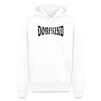 dorf kind child village bambino dorfkind shirt - Männer Premium Bio Hoodie - Weiß - Vorne - Nico (187cm)