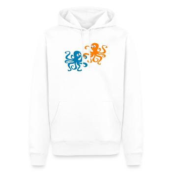 Octopus Valentine’s Day Comic Sea Octopus Enfant - Sweat à capuche Premium bio Homme - blanc - Devant - Nico (187cm)