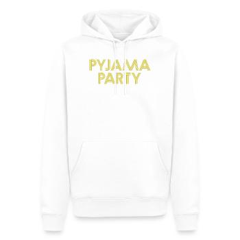 PAJAMA PARTY Bathrobe - Men’s Premium Organic Hoodie - white - Front - Nico (187cm)
