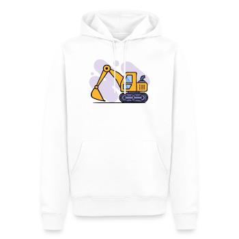 Kids Bagger Spielzeug - Männer Premium Bio Hoodie - Weiß - Vorne - Nico (187cm)