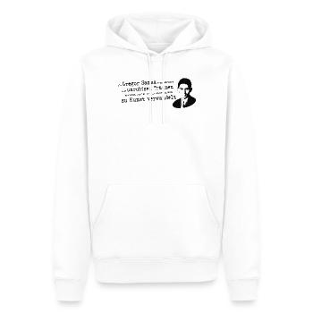 Franz Kafka-Beuys | Transformation Gregor Samsa Art - Sweat à capuche Premium bio Homme - blanc - Devant - Nico (187cm)