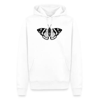 Schmetterling butterfly - Männer Premium Bio Hoodie - Weiß - Vorne - Nico (187cm)