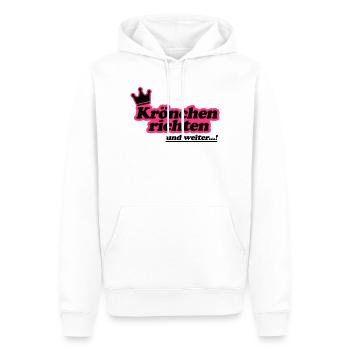 Krönchen richten 2Farben - Männer Premium Bio Hoodie - Weiß - Vorne - Nico (187cm)
