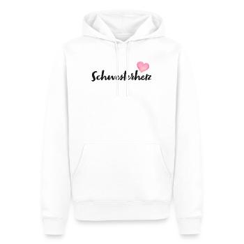 Schwesterherz - Männer Premium Bio Hoodie - Weiß - Vorne - Nico (187cm)