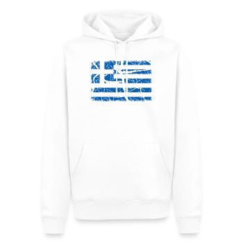 Griechenland - Männer Premium Bio Hoodie - Weiß - Vorne - Nico (187cm)