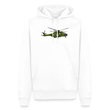 Hubschrauber - Männer Premium Bio Hoodie - Weiß - Vorne - Nico (187cm)