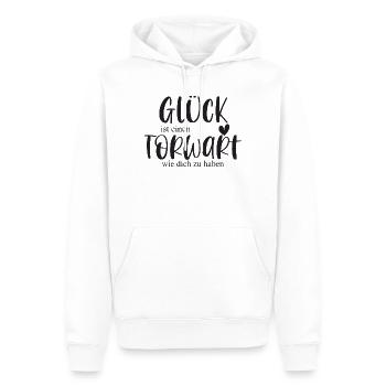 Torwart Fußball Sport Fußballspieler Geschenk - Männer Premium Bio Hoodie - Weiß - Vorne - Nico (187cm)