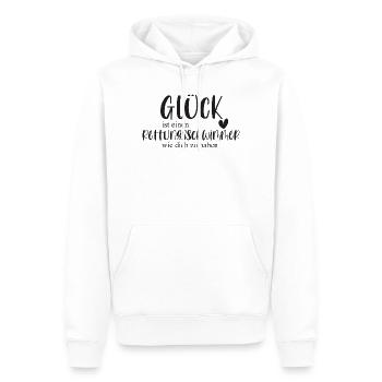 Rettungsschwimmer Schwimmen Wasser Geschenk - Männer Premium Bio Hoodie - Weiß - Vorne - Nico (187cm)