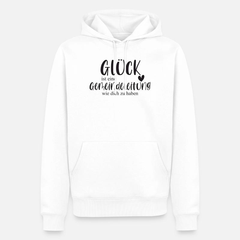 Gemeindeleitung Ehrenamt Gemeinde Geschenk - Männer Premium Bio Hoodie - Weiß