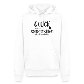 Schiedsrichter Sport Sportart Schiri Fußball - Männer Premium Bio Hoodie - Weiß - Vorne - Nico (187cm)