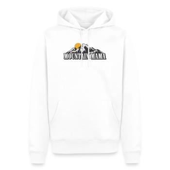 Berg Mama - Männer Premium Bio Hoodie - Weiß - Vorne - Nico (187cm)