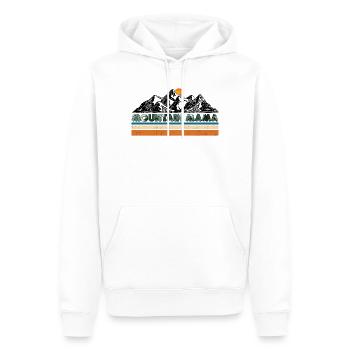 Berg Mama - Männer Premium Bio Hoodie - Weiß - Vorne - Nico (187cm)