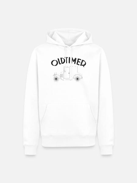 Oldtimer Design - Classic Cars - Männer Premium Bio Hoodie - Weiß