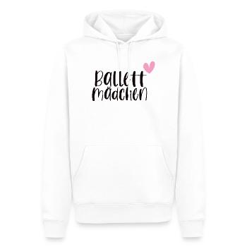 Ballett Mädchen Ballerina Balletttänzerin Geschenk - Männer Premium Bio Hoodie - Weiß - Vorne - Nico (187cm)