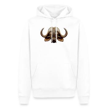 big 5, afrikanisches wildrind - Männer Premium Bio Hoodie - Weiß - Vorne - Nico (187cm)