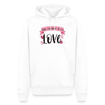 Pole Dancing is my love - Dancer Gift - Men’s Premium Organic Hoodie - white - Front - Nico (187cm)