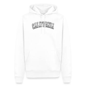 Chemise californienne - Sweat à capuche Premium bio Homme - blanc - Devant - Nico (187cm)
