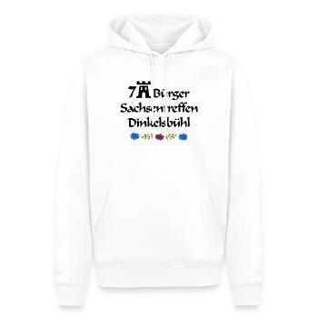 Siebenbürger Sachsentreffen Dinkelsbühl Design - Männer Premium Bio Hoodie - Weiß - Vorne - Nico (187cm)