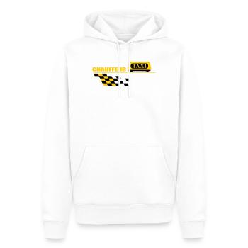 Taxifahrer - Männer Premium Bio Hoodie - Weiß - Vorne - Nico (187cm)