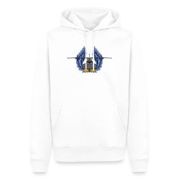 An-12 - Männer Premium Bio Hoodie - Weiß - Vorne - Nico (187cm)