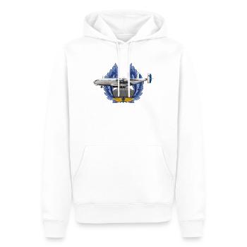 An-22 - Männer Premium Bio Hoodie - Weiß - Vorne - Nico (187cm)