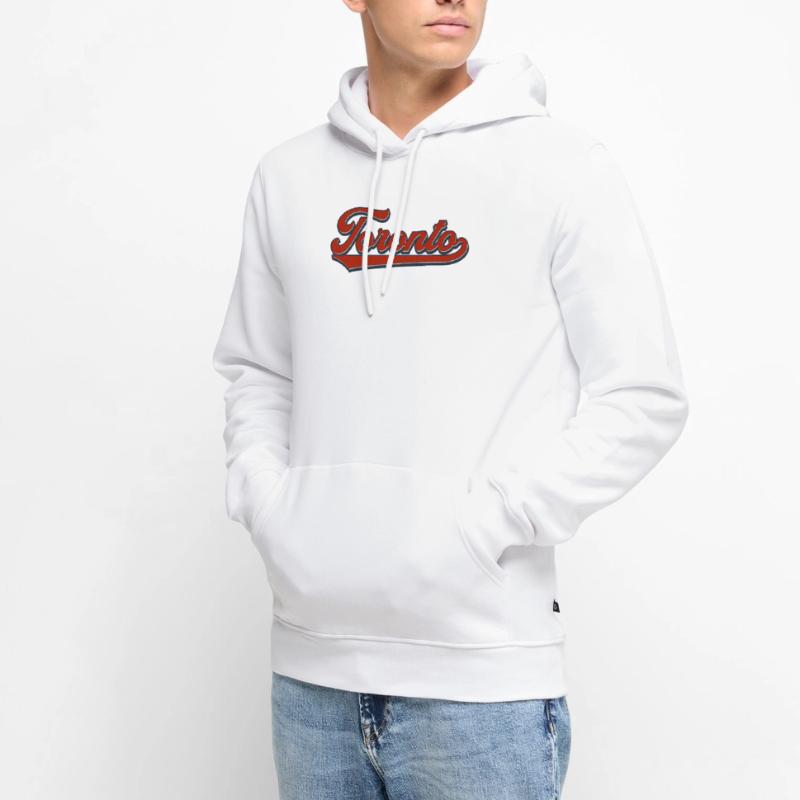 Script rétro de Toronto Sweat à capuche Premium bio Homme