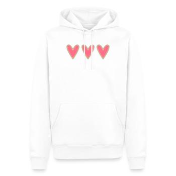 MERES FESTIVAL. MAMA. MAMA. MAMA. MAMMA. FEST - Männer Premium Bio Hoodie - Weiß - Vorne - Nico (187cm)