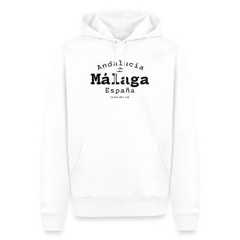 Andalusien Málaga Costa del Sol Grafik - Männer Premium Bio Hoodie - Weiß - Vorne - Nico (187cm)