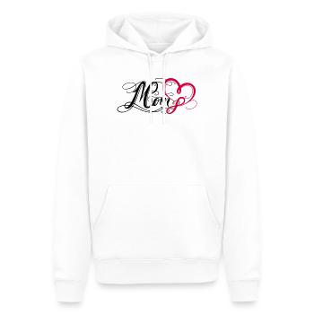 Mom Mama Muttertag - Männer Premium Bio Hoodie - Weiß - Vorne - Nico (187cm)