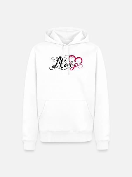 Mom Mama Mother's Day - Men’s Premium Organic Hoodie - white